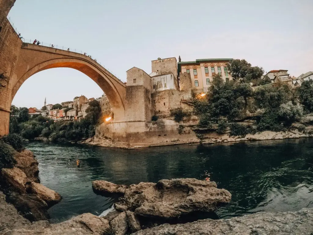 Stari Most bridge in Mostar, Bosnia and Herzegovina — a two-hour weekend trip from Zagreb